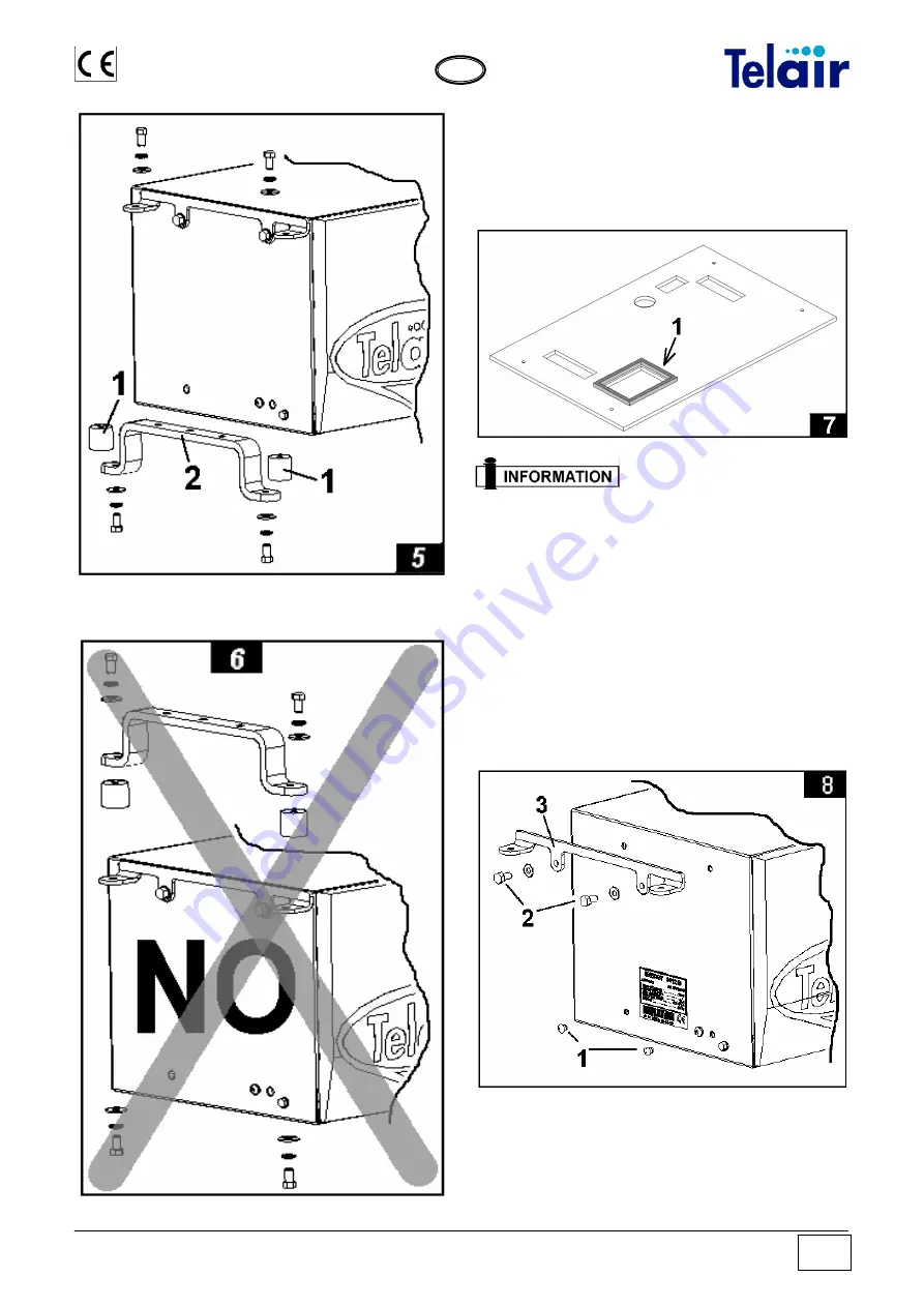 Telair ENERGY 4010B User'S Operating Instruction And Installation Manual Download Page 9