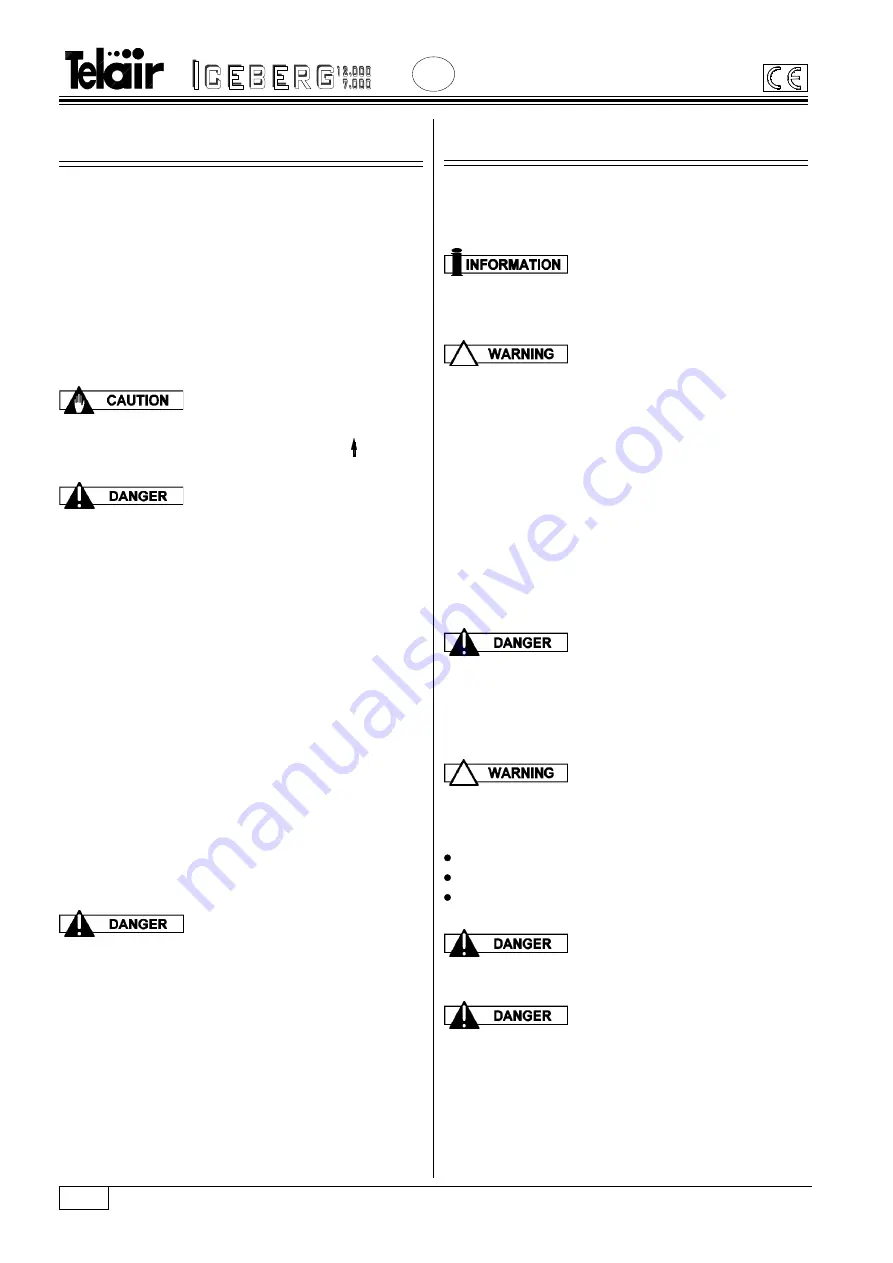 Telair Iceberg 12000 Скачать руководство пользователя страница 6