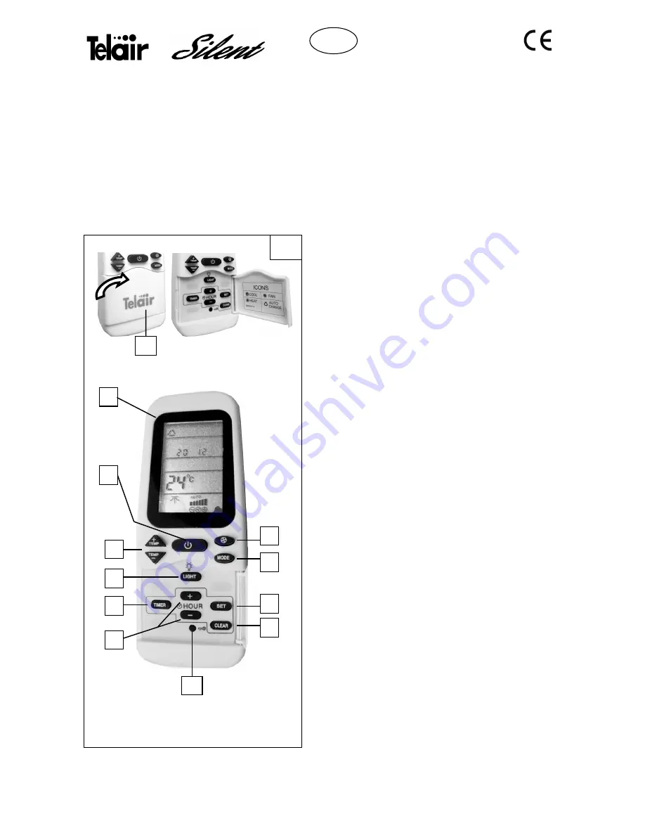 Telair Silent 8400H Manual For Installation And User Manual Download Page 13