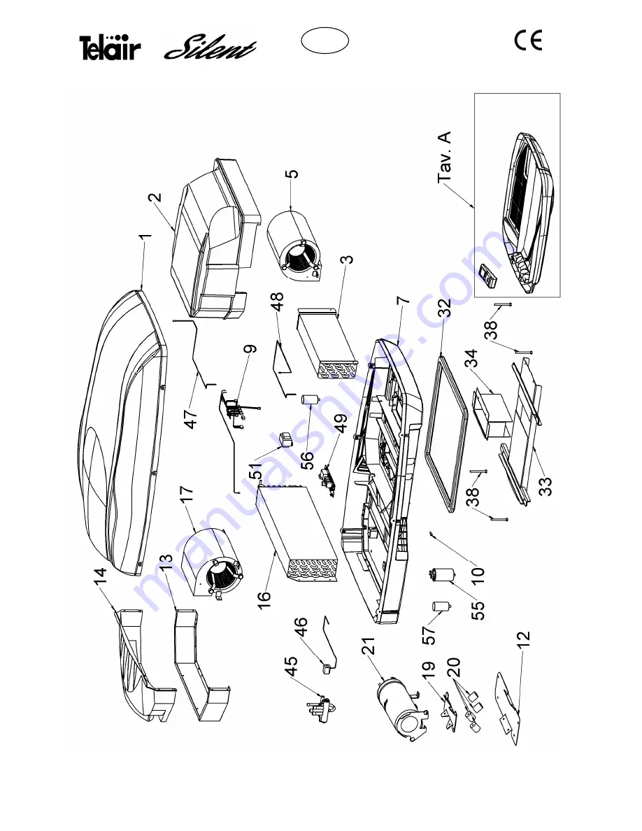 Telair Silent 8400H Manual For Installation And User Manual Download Page 20