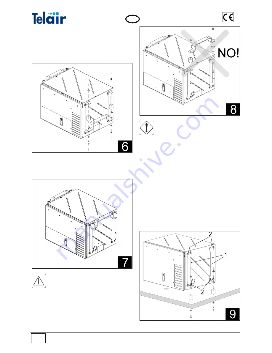 Telair TIG 3000D Use And Maintenance Manual And Instructions For Installation Download Page 10