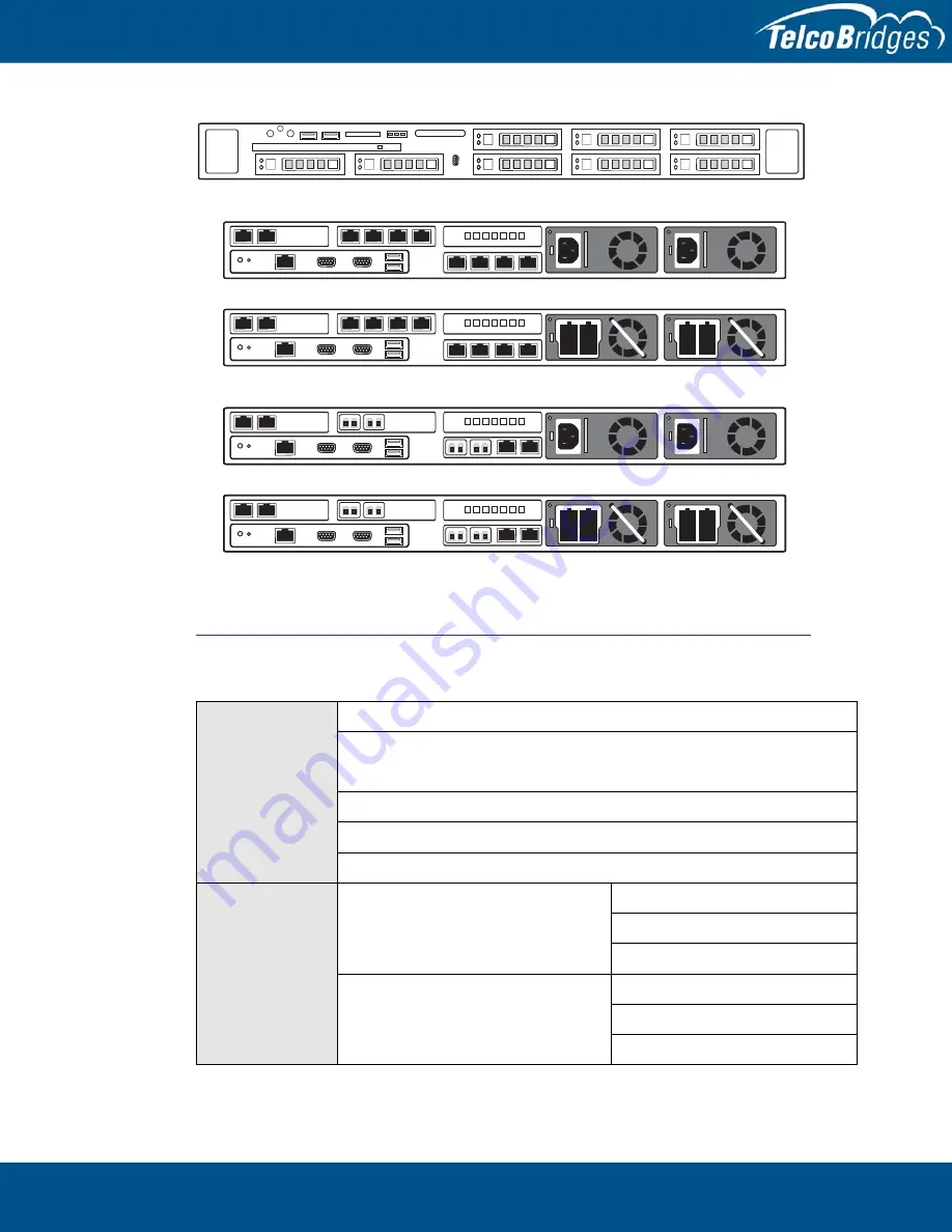 TelcoBridges TSBC Series Скачать руководство пользователя страница 9