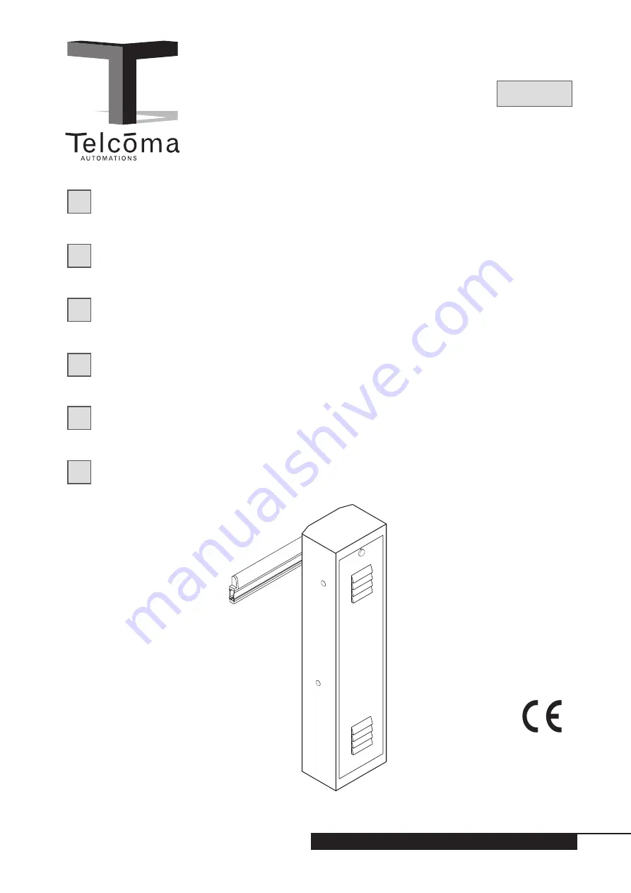 Telcoma RAP-3 Instruction Handbook And Spare Parts Catalogue Download Page 1