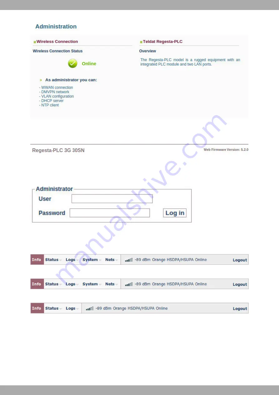 Teldat Regesta-PLC Manual Download Page 8