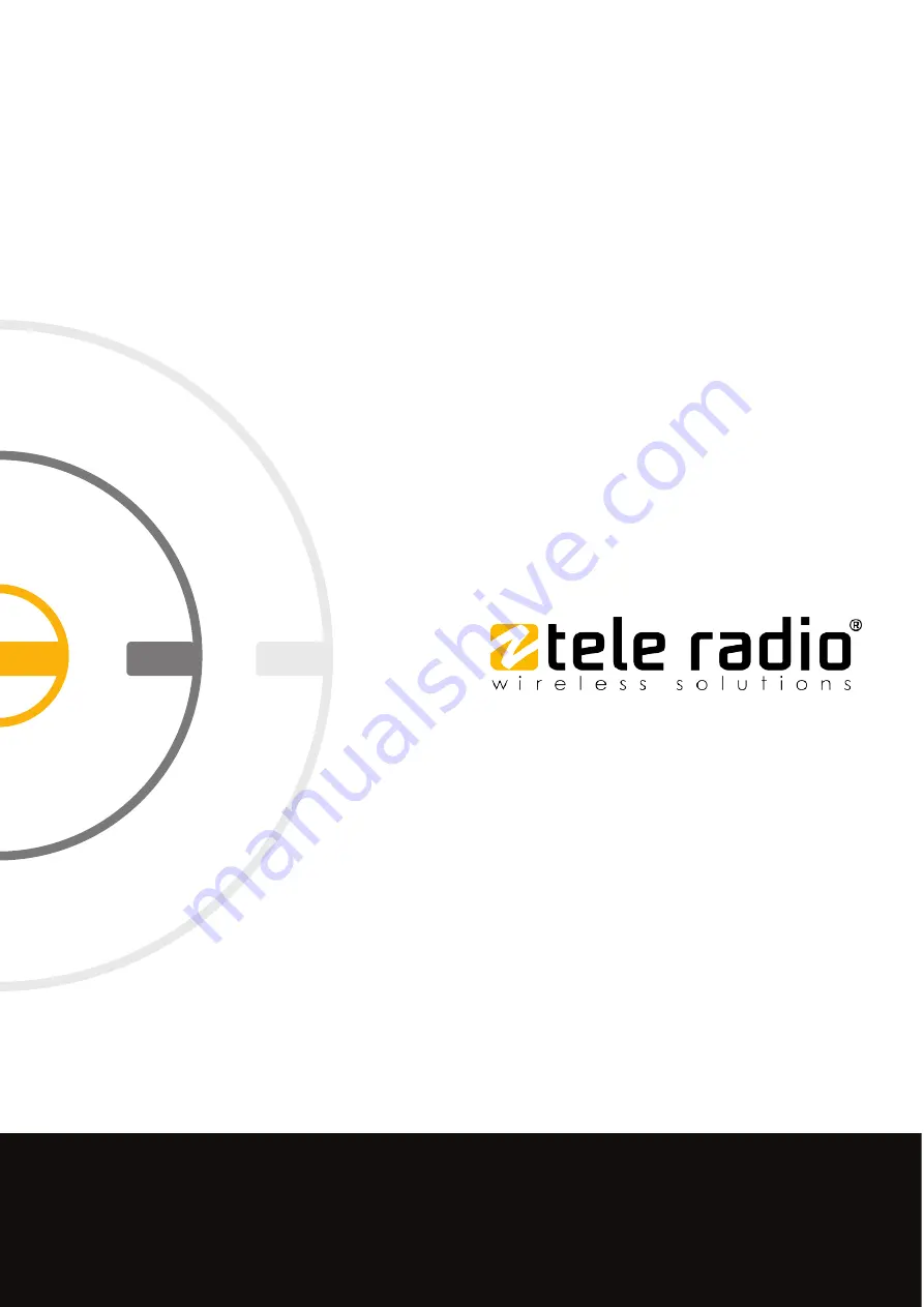 Tele Radio R2-01 Installation Instructions Manual Download Page 38