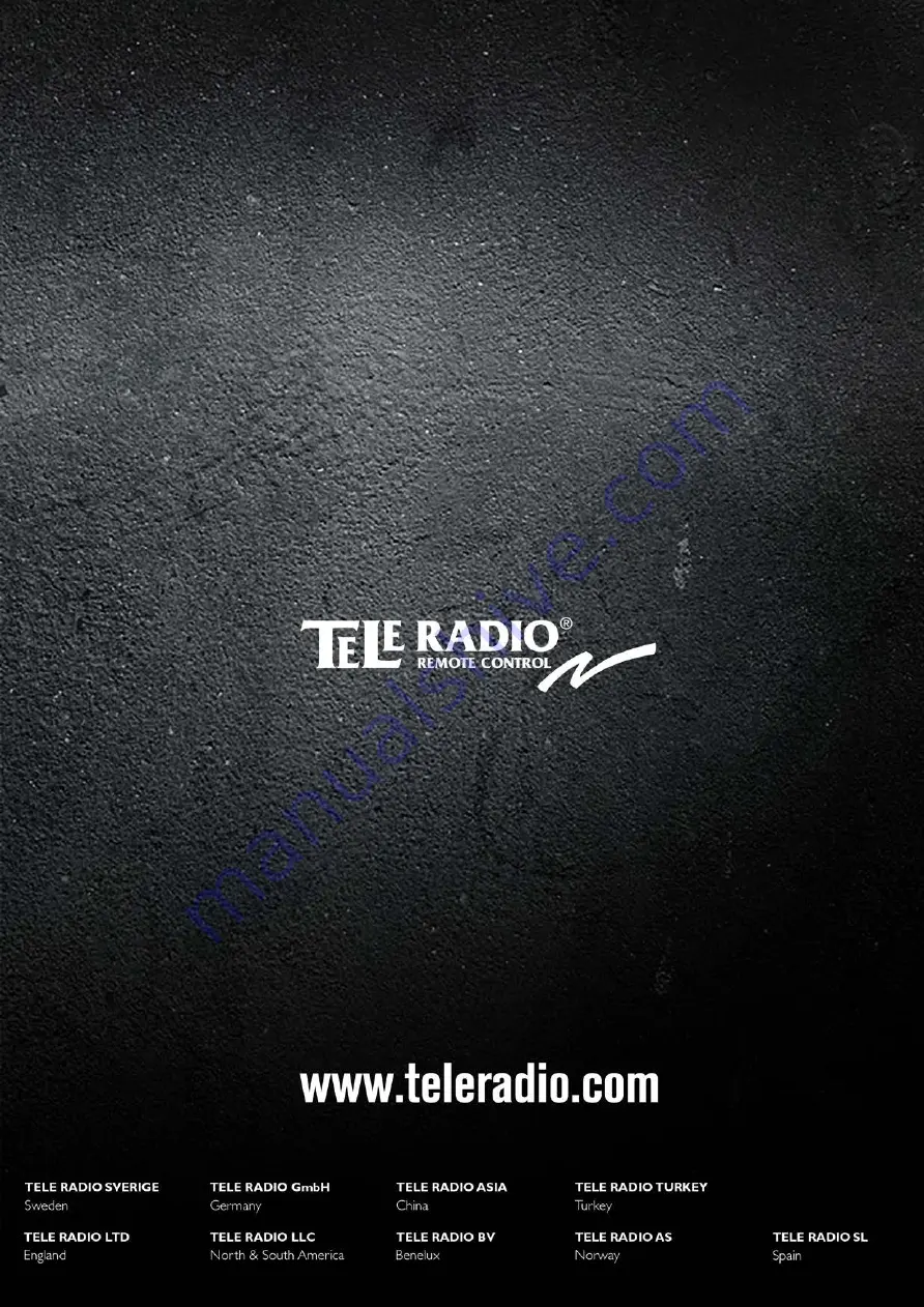 Tele Radio TG-R9-1 Installation Instructions Manual Download Page 72