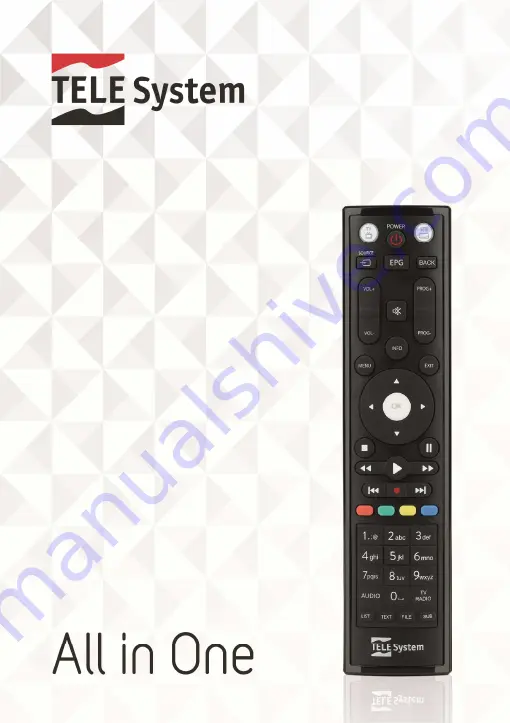 Tele System All in One 58040107 Quick Manual Download Page 1