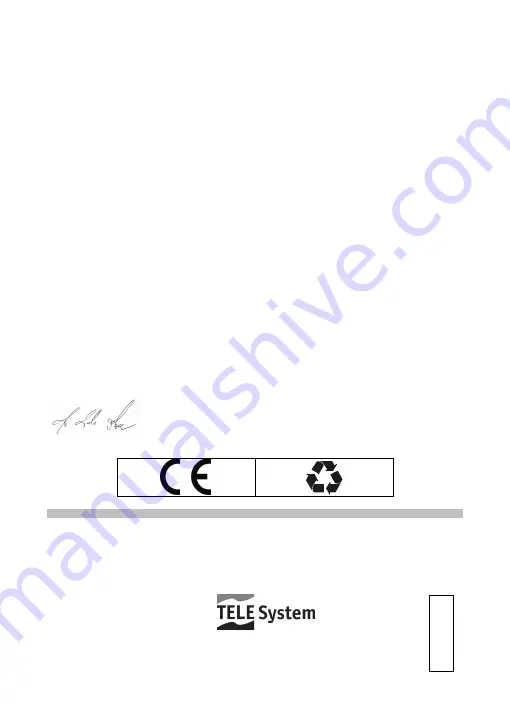 Tele System All in One 58040107 Quick Manual Download Page 64