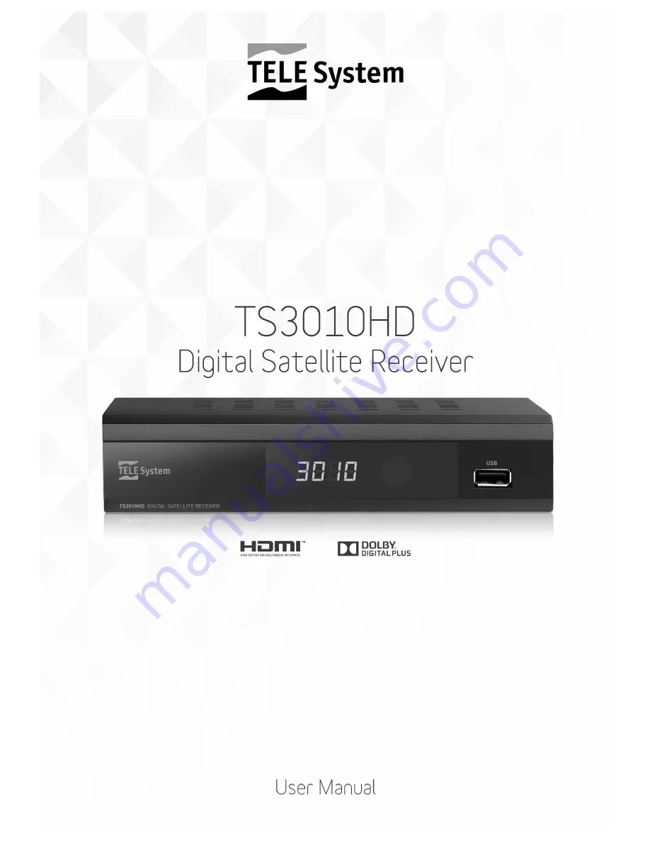 Tele System TS3010HD User Manual Download Page 1