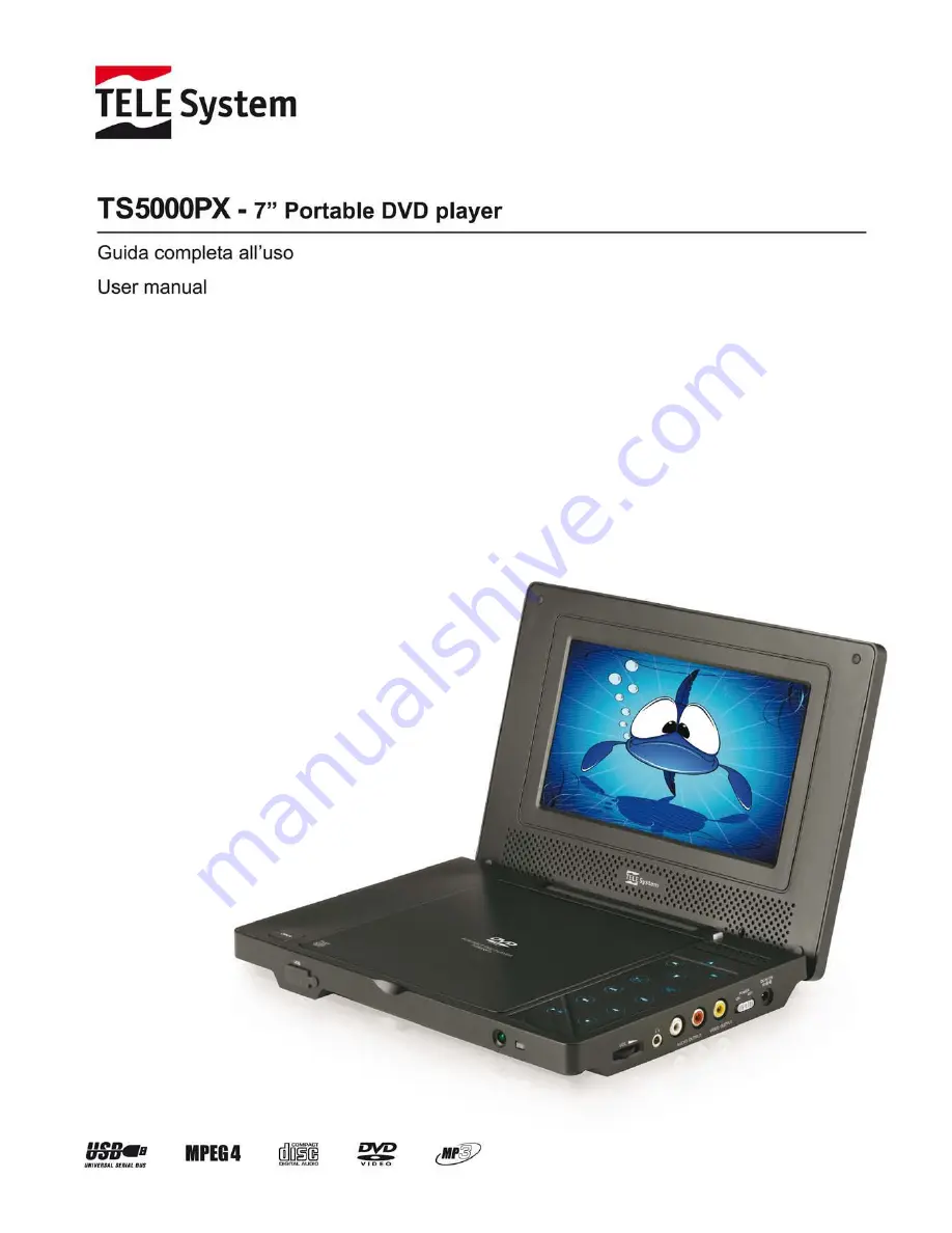 Tele System TS5000PX Скачать руководство пользователя страница 1