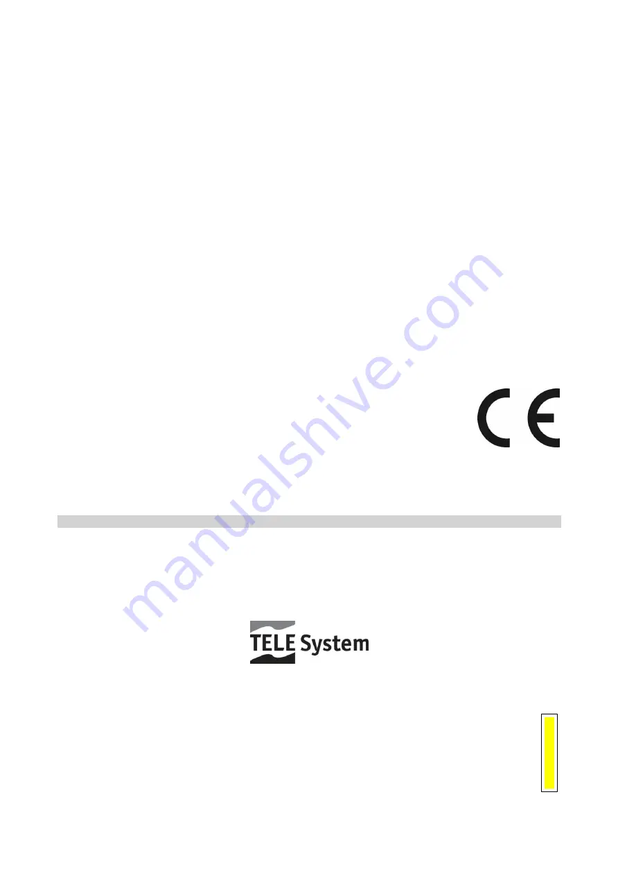 Tele System TS6006 Скачать руководство пользователя страница 17