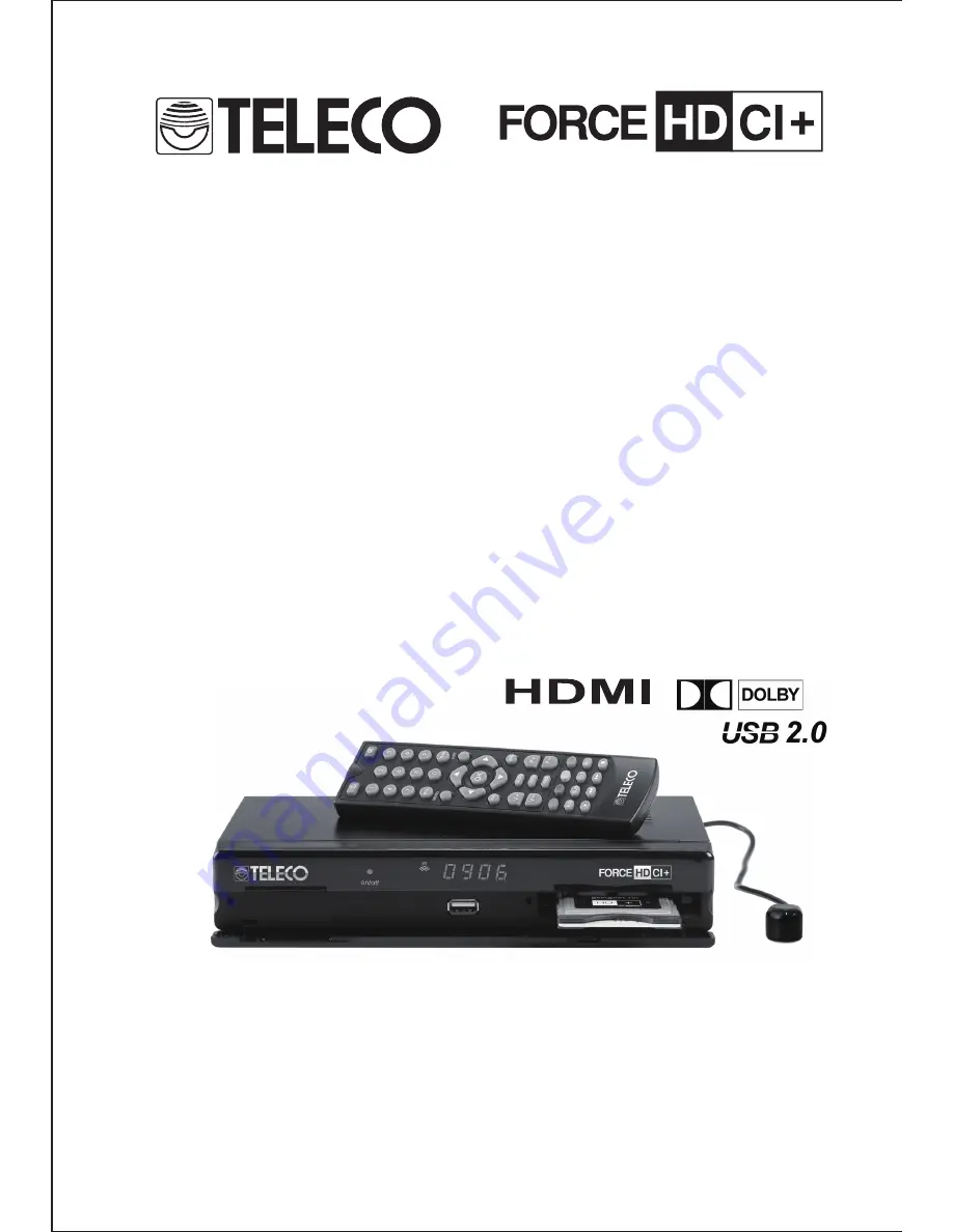 Teleco ForceHDCL+ User Manual Download Page 1