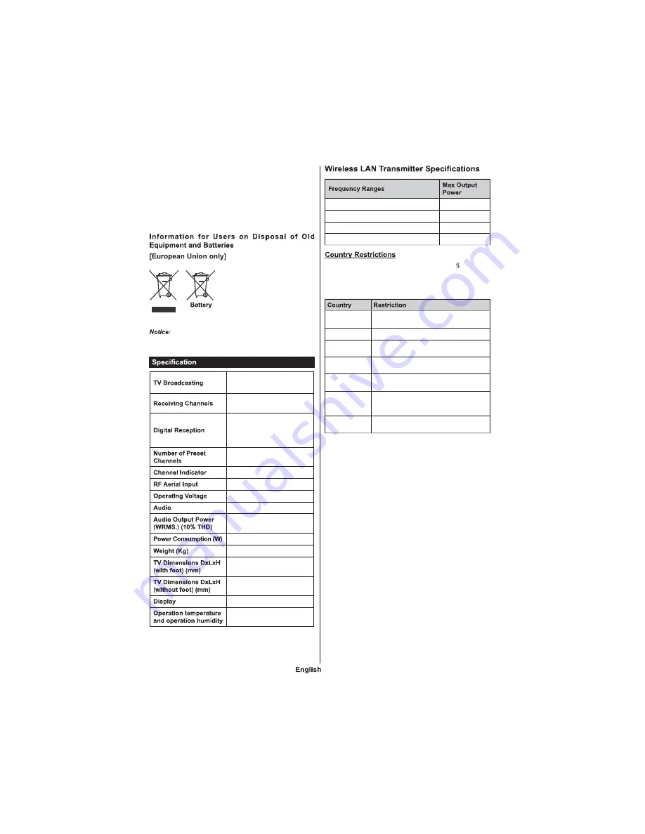 Teleco TSV20D Operating Instruction Download Page 6