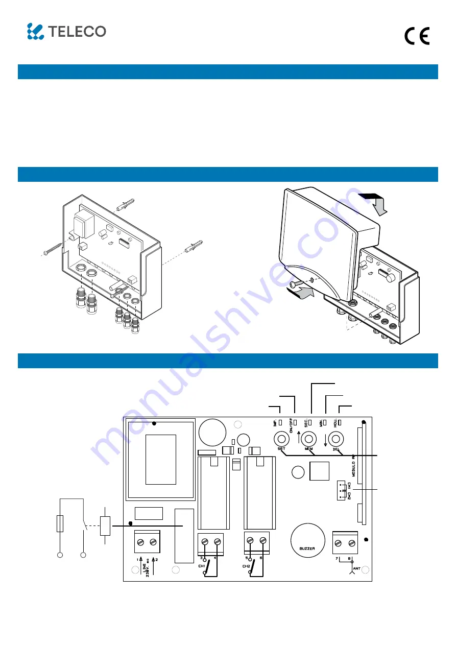 Teleco TVRCL868A02 Manual Download Page 17