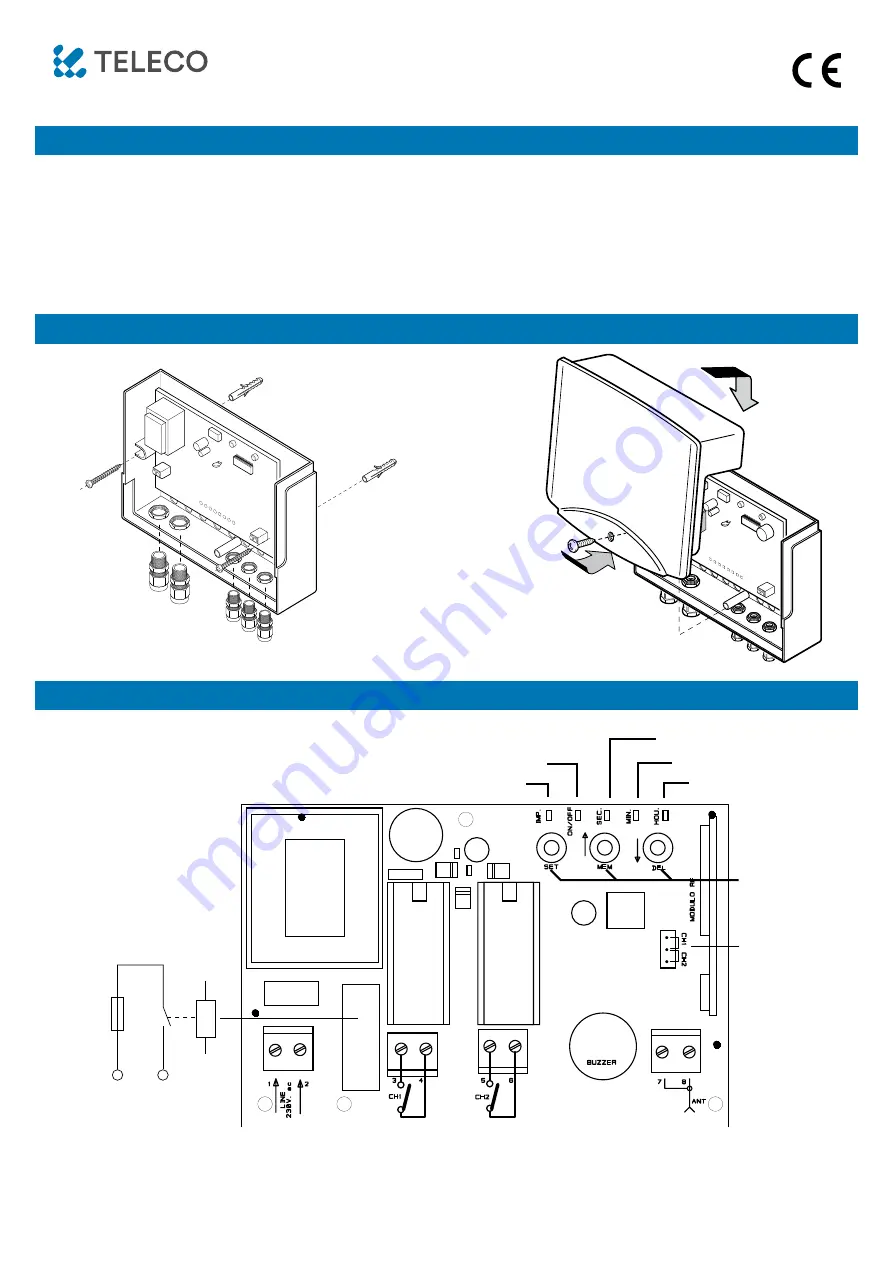 Teleco TVRCL868A02 Manual Download Page 21