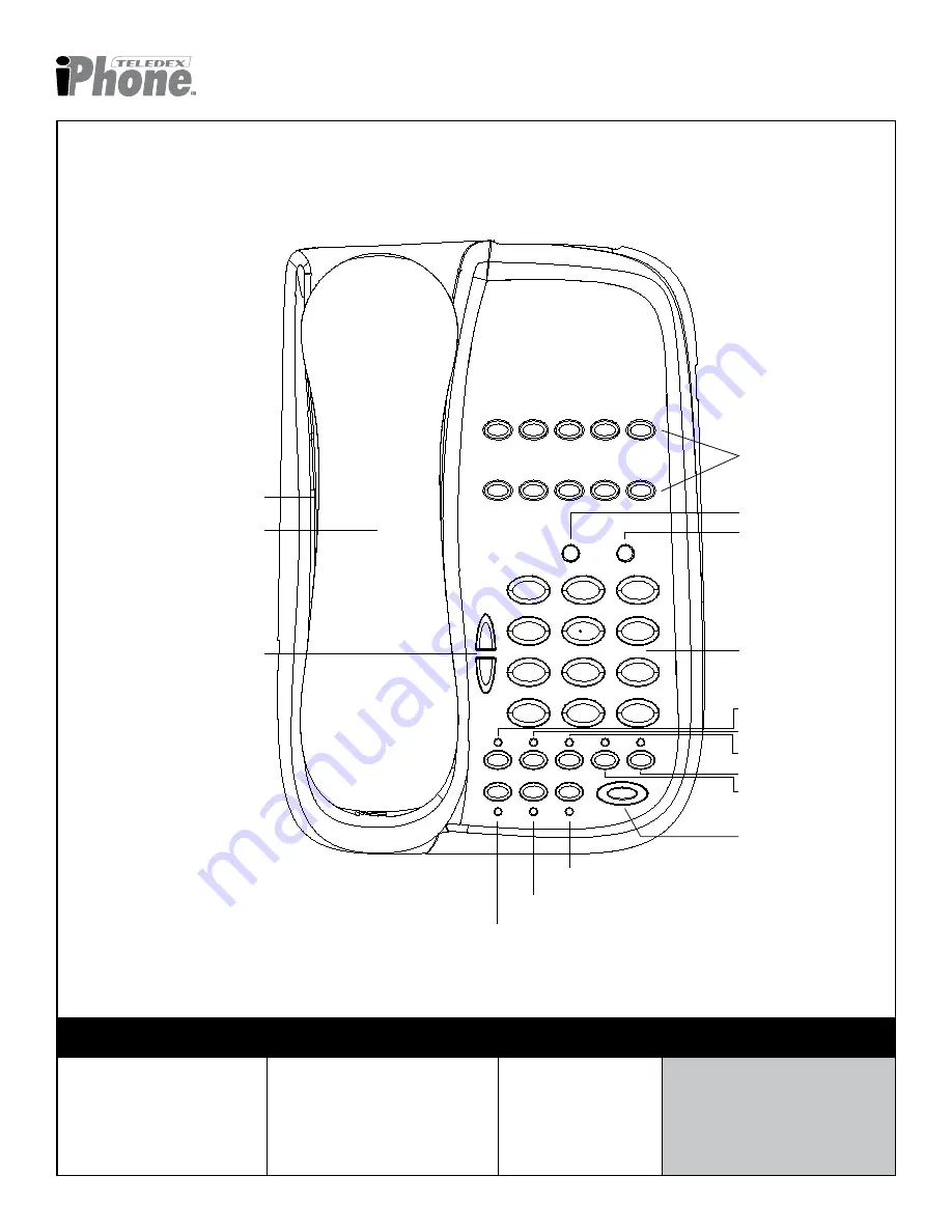 Teledex iPhone A100 User Manual Download Page 5