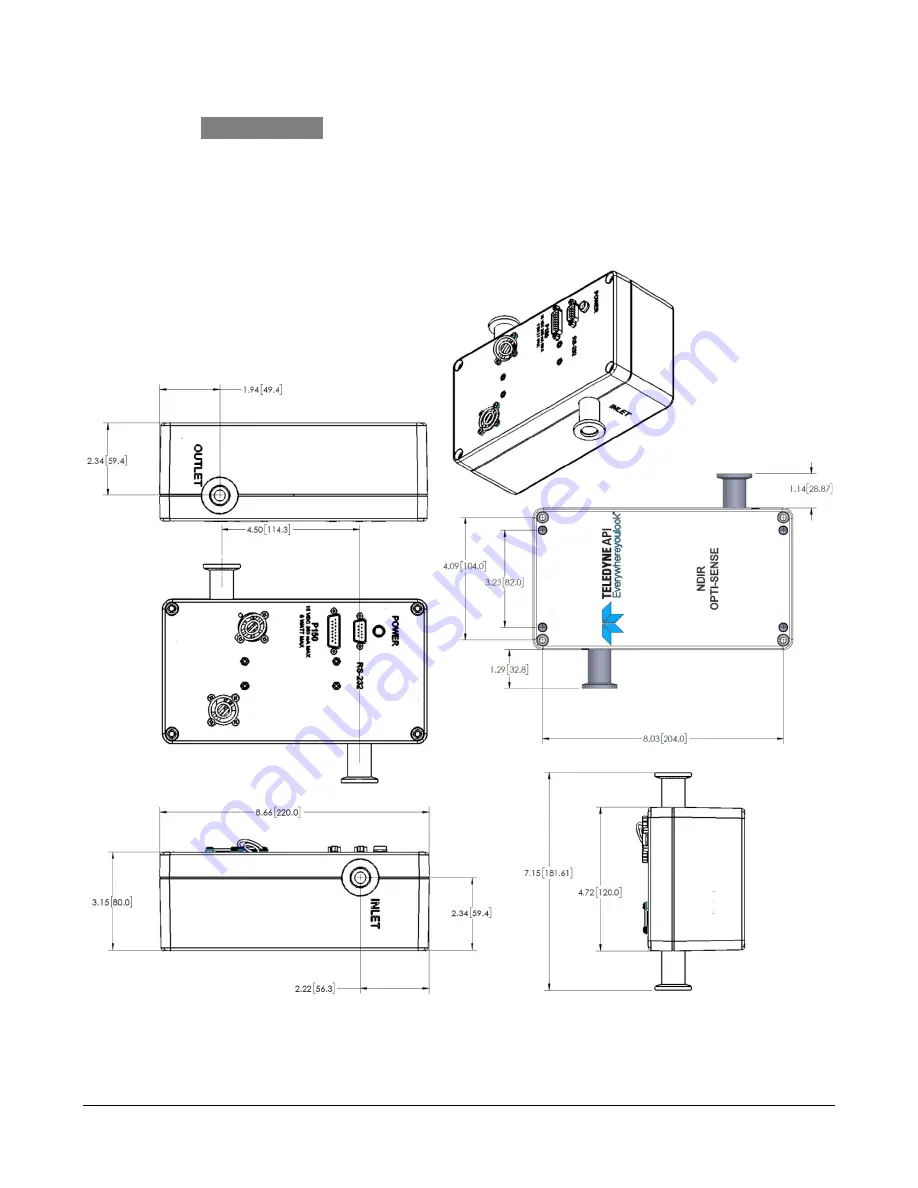 TELEDYNE API OPTI-Sense 5200 User Manual Download Page 11