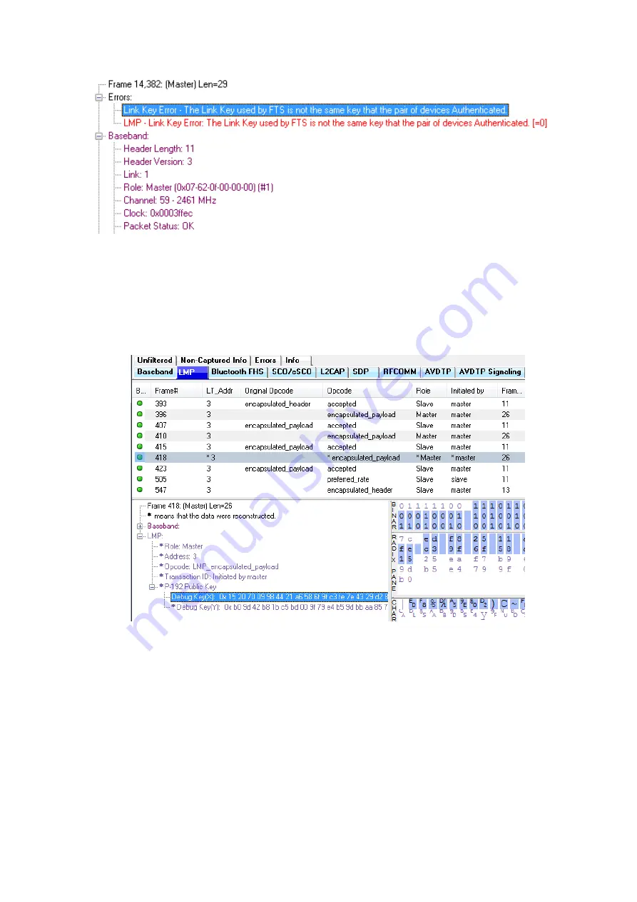 Teledyne Lecroy Frontline BPA 600 Hardware And Software User Manual Download Page 315