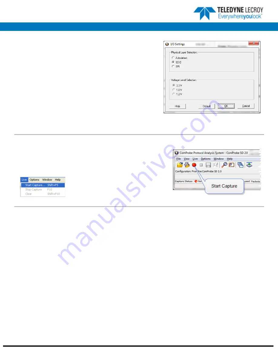 Teledyne Lecroy Frontline SD Quick Start Manual Download Page 5