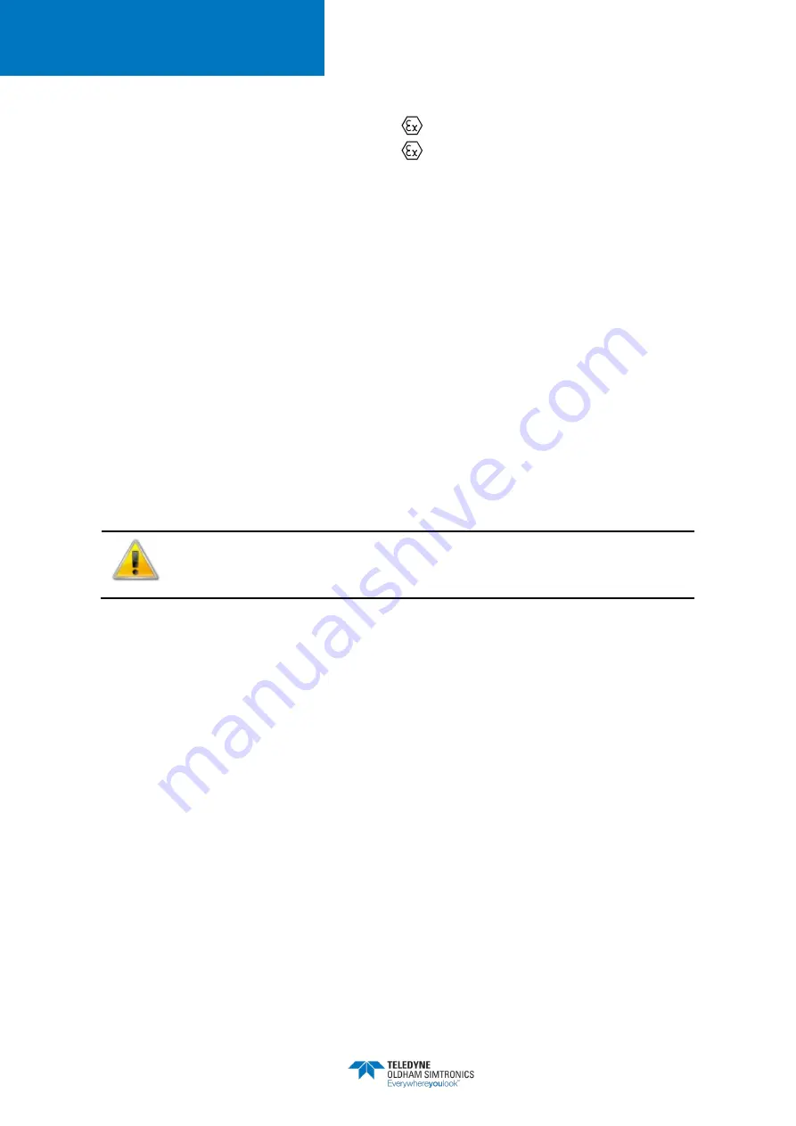 TELEDYNE OLDHAM SIMTRONICS Everywhereyoulook MultiFlame DF-TV7 Operating Manual Download Page 55