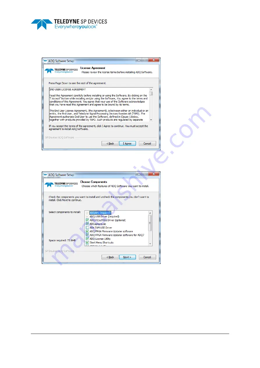 Teledyne SP Devices ADQ Quick Start Manual Download Page 3