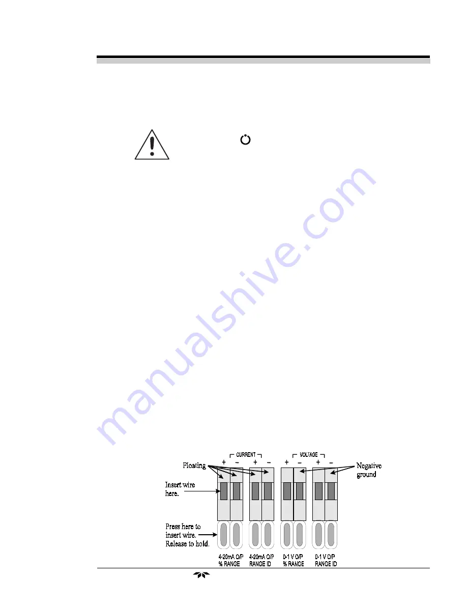 Teledyne 3000MA Operating Instructions Manual Download Page 25