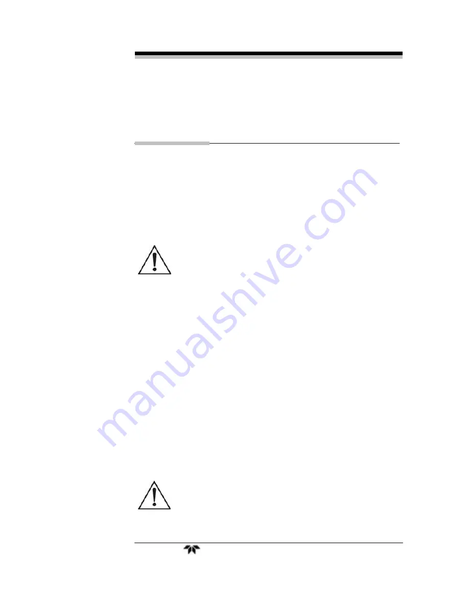 Teledyne 3000TA-XL-EU Operating Instructions Manual Download Page 89