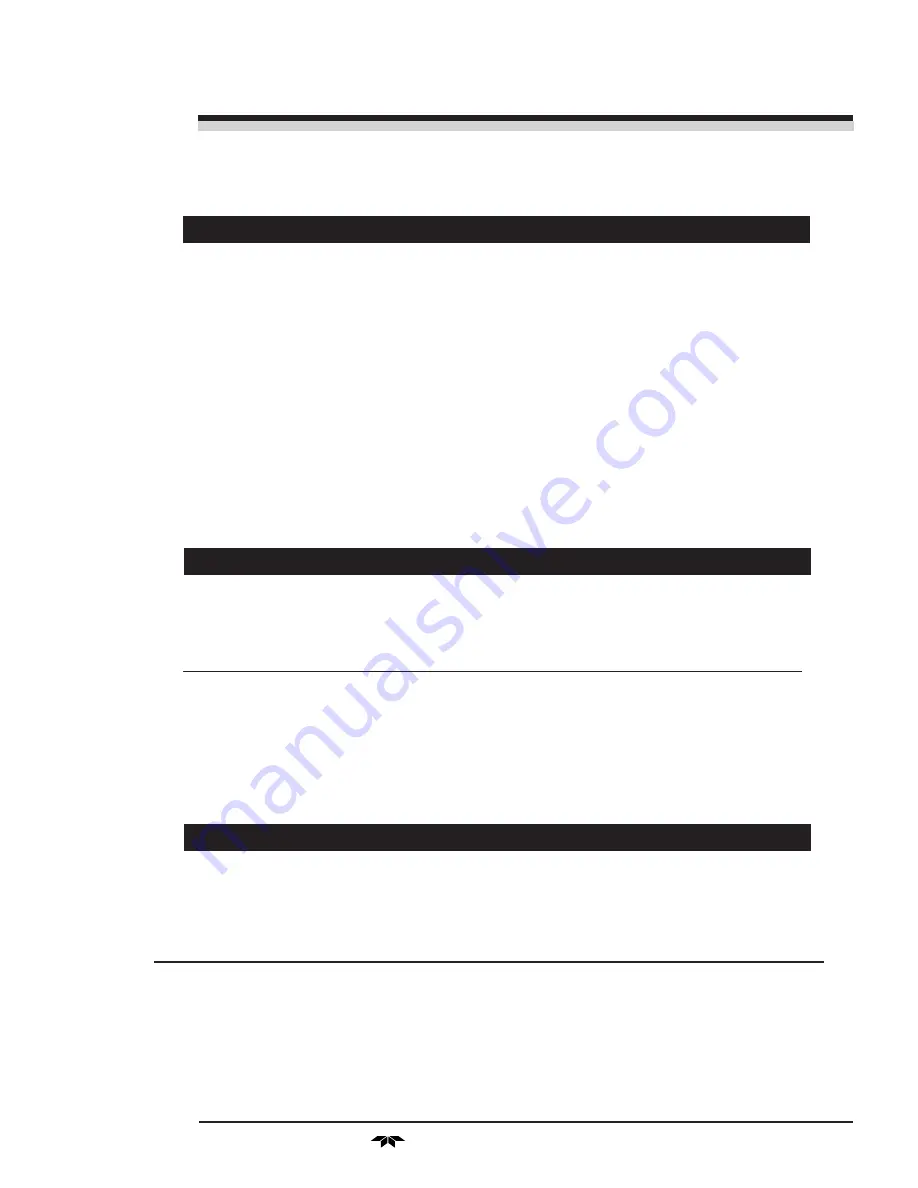 Teledyne 3010PAC Operating Instructions Manual Download Page 85