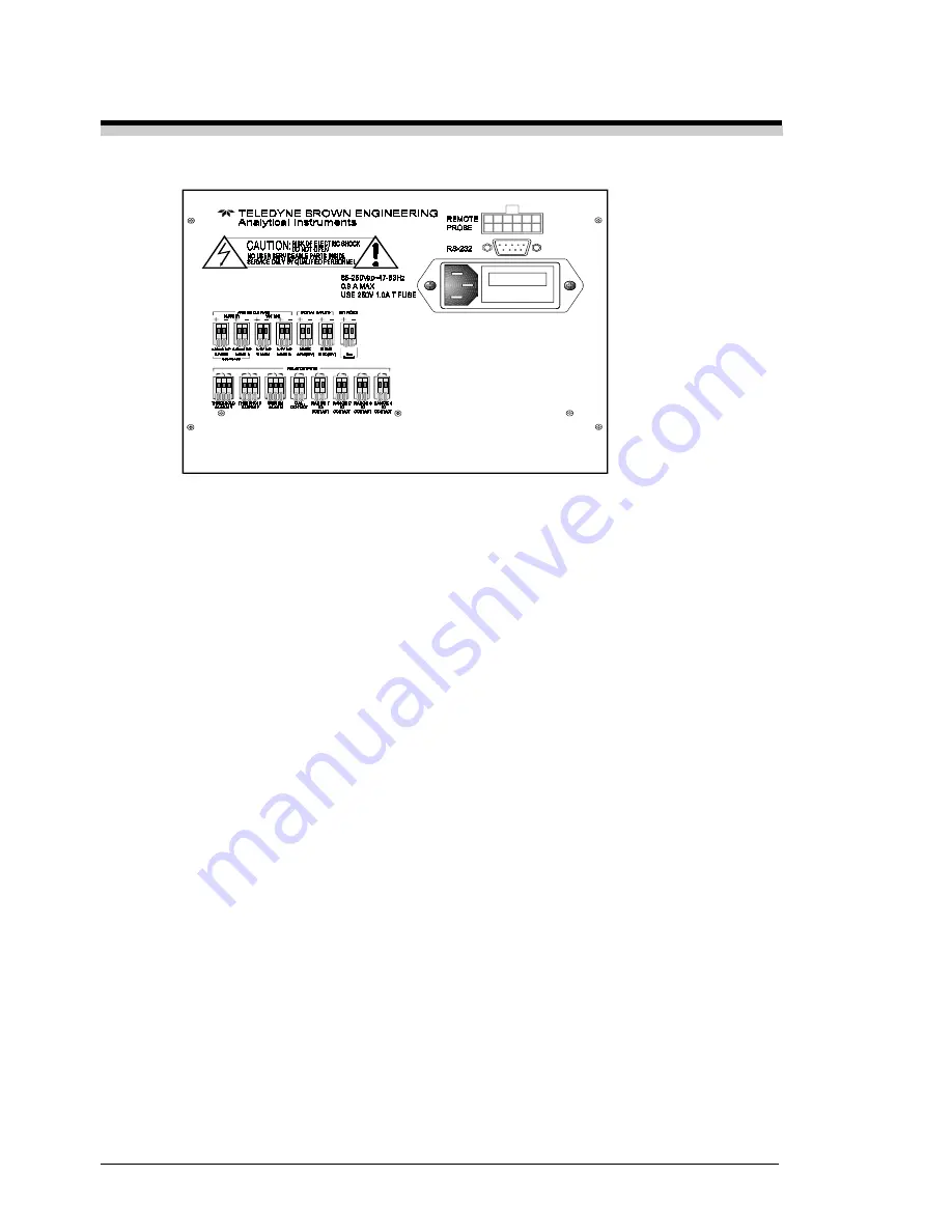 Teledyne 3010TA Operating Instructions Manual Download Page 58