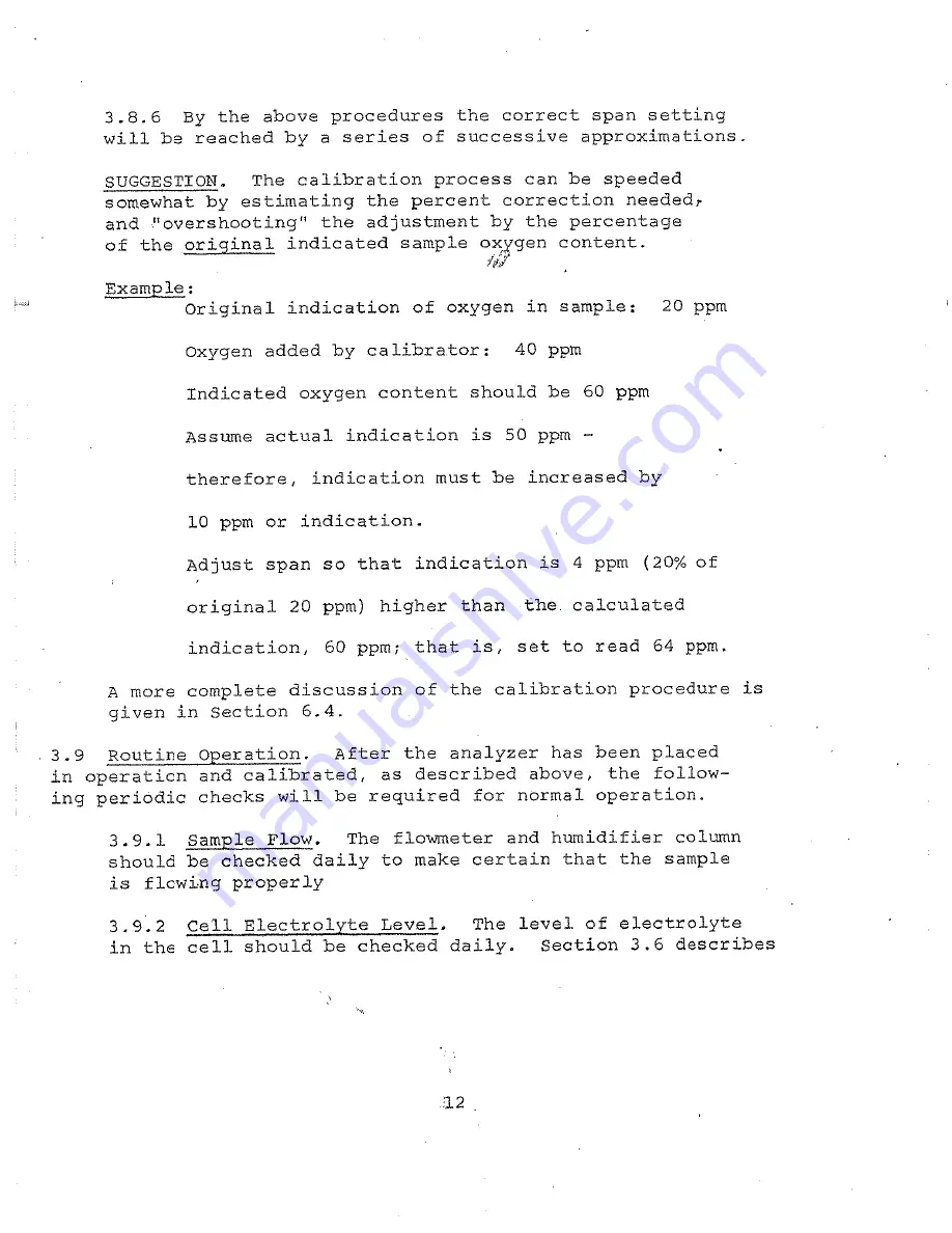 Teledyne 307WA Operating Instructions Manual Download Page 16