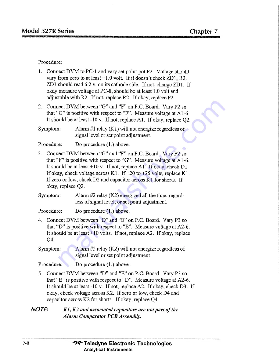 Teledyne 327RACEU Instruction Manual Download Page 37