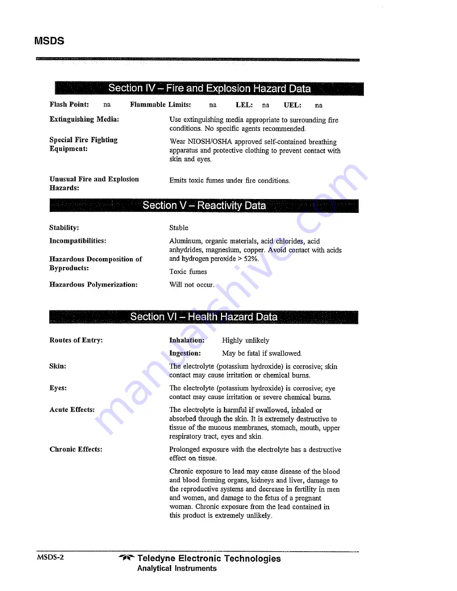 Teledyne 327RACEU Instruction Manual Download Page 49