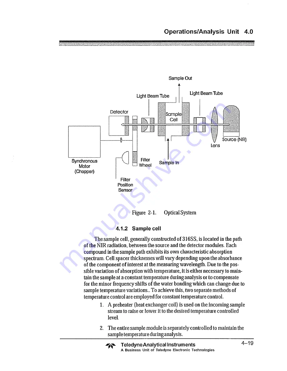 Teledyne 5000BF Operating Instructions Manual Download Page 97