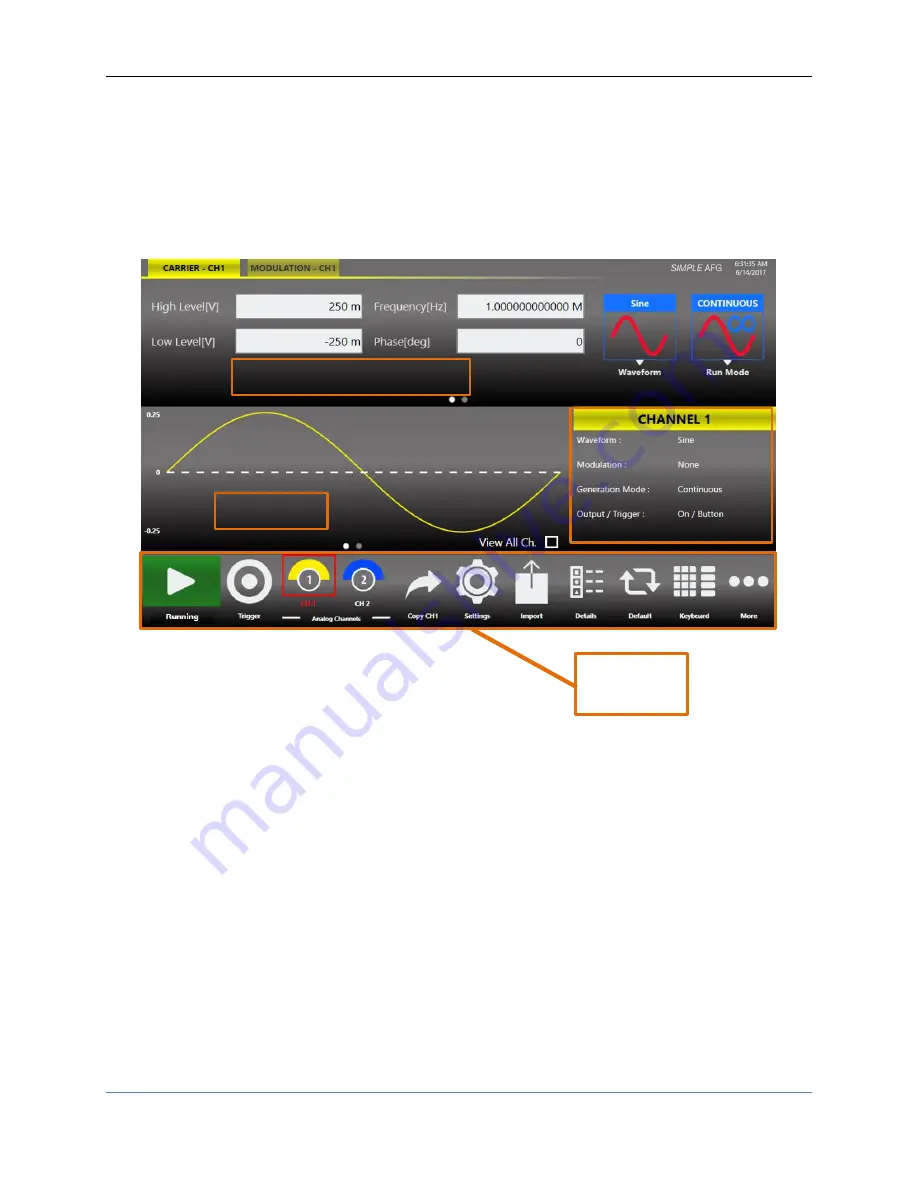 Teledyne T3AWG2152 Operator'S Manual Download Page 23