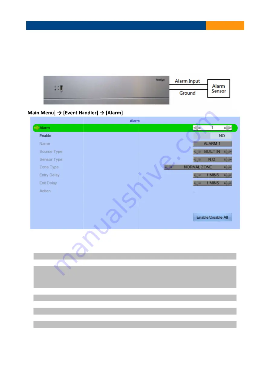 TeleEye GN8 Series User Manual Download Page 81