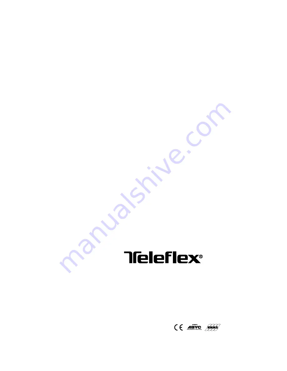 Teleflex Marine XTREME NFB HELM Installation Instructions And Owner'S Manual Download Page 8