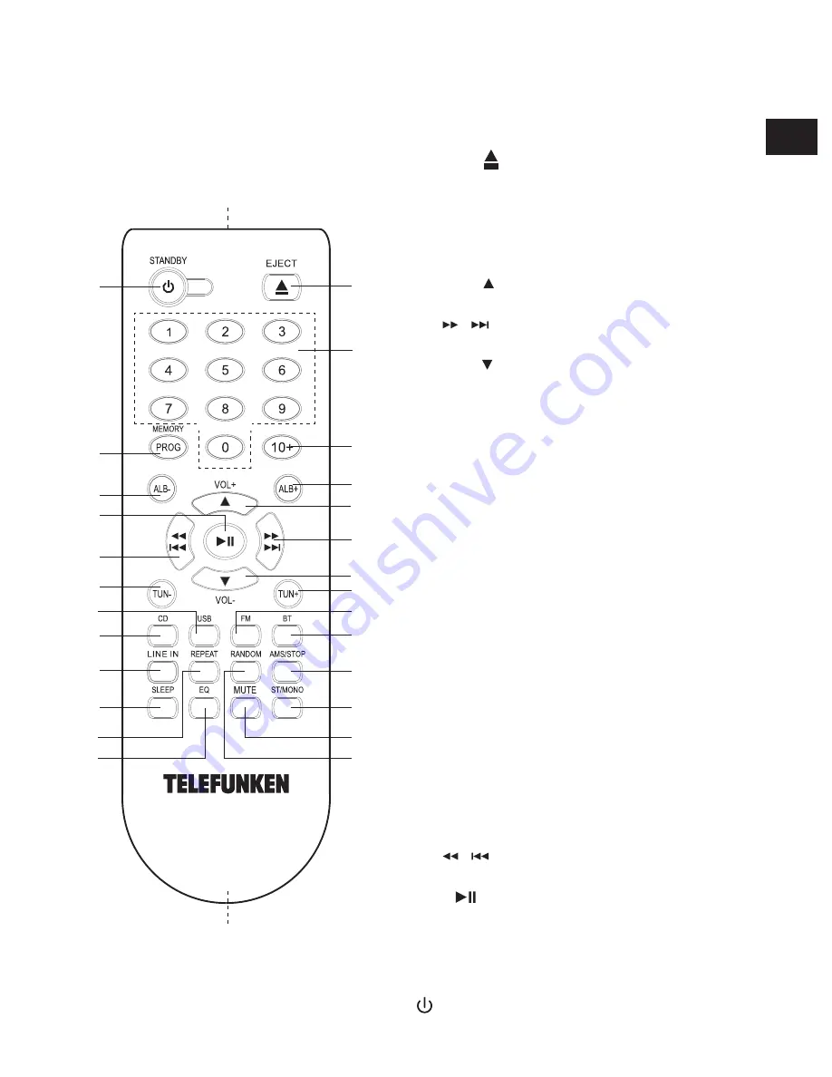 Telefunken MC1001BM Instruction Manual Download Page 27