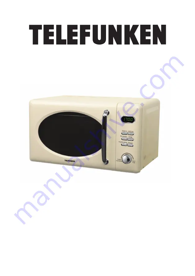 Telefunken MWRC20G Manual Download Page 1