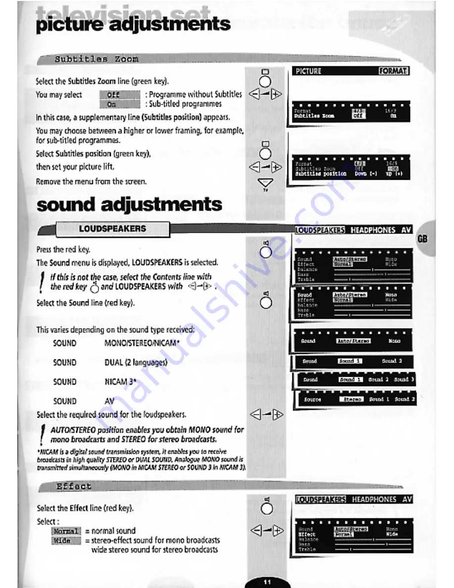 Telefunken T7068TL Manual Download Page 11