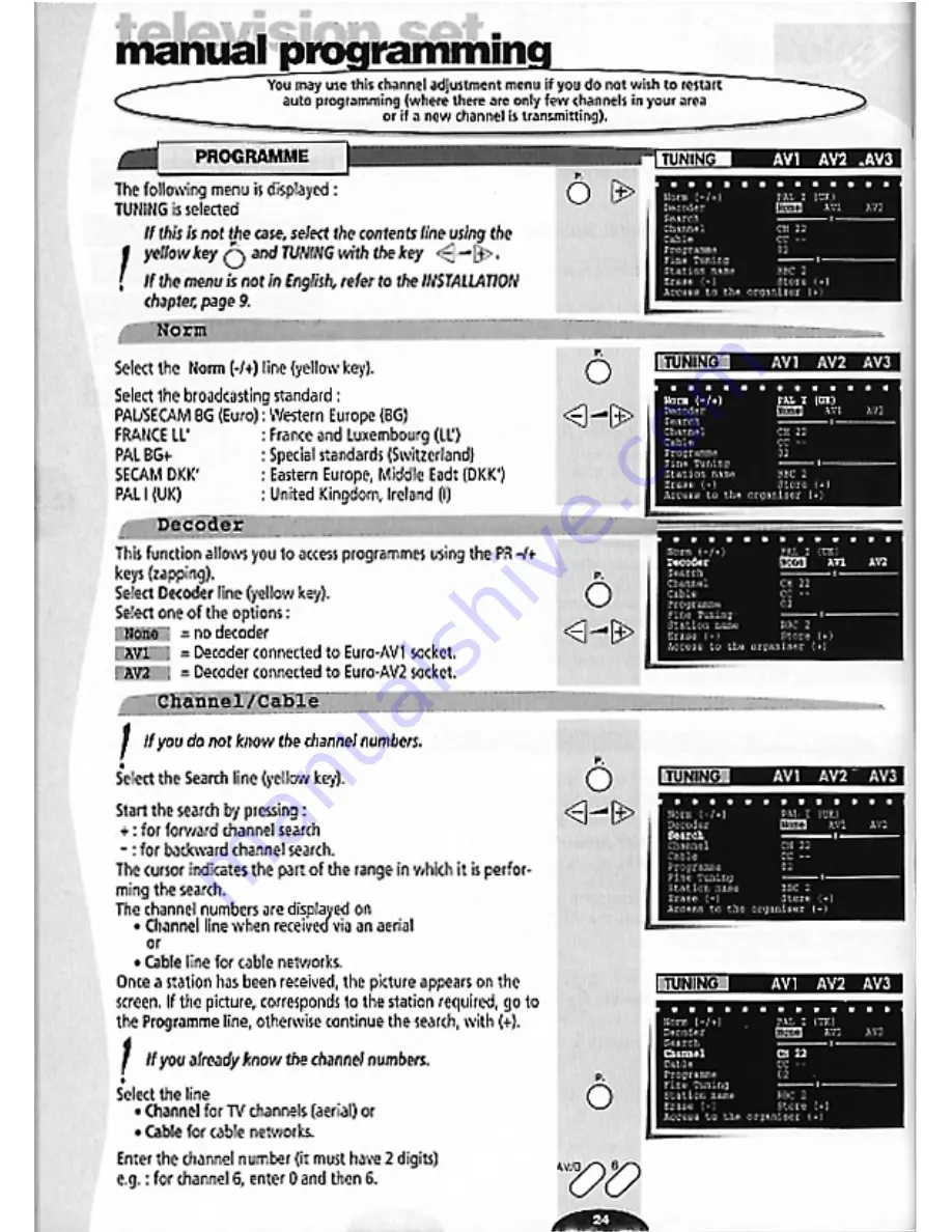 Telefunken T7068TL Скачать руководство пользователя страница 24