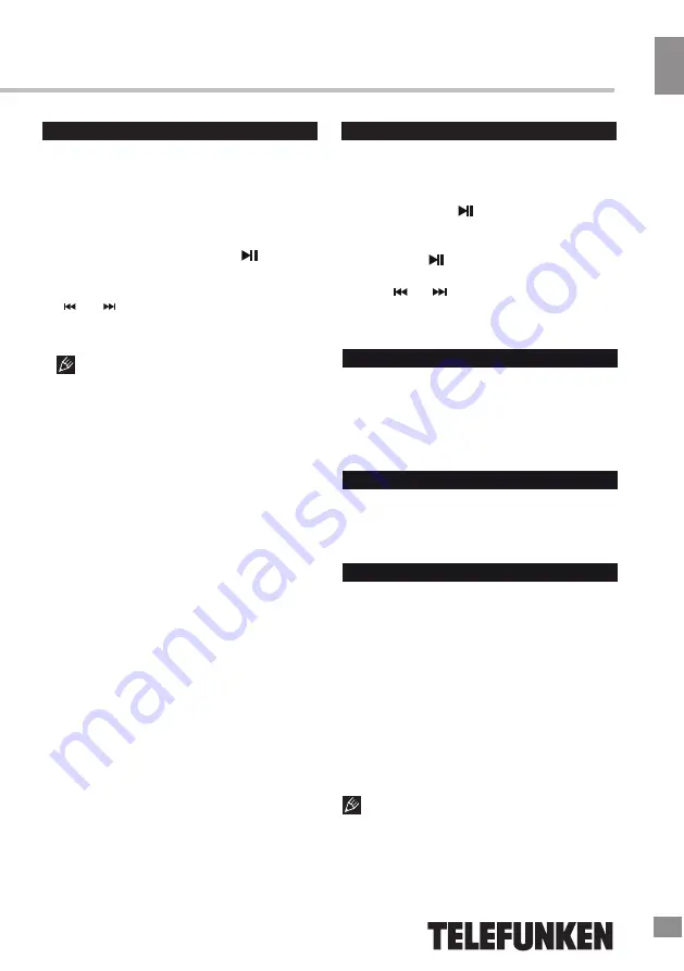 Telefunken TF-PS2102 Instruction Manual Download Page 5