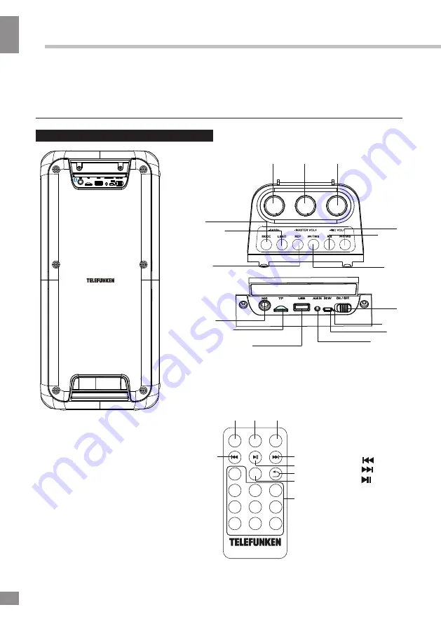 Telefunken TF-PS2206 Instruction Manual Download Page 8