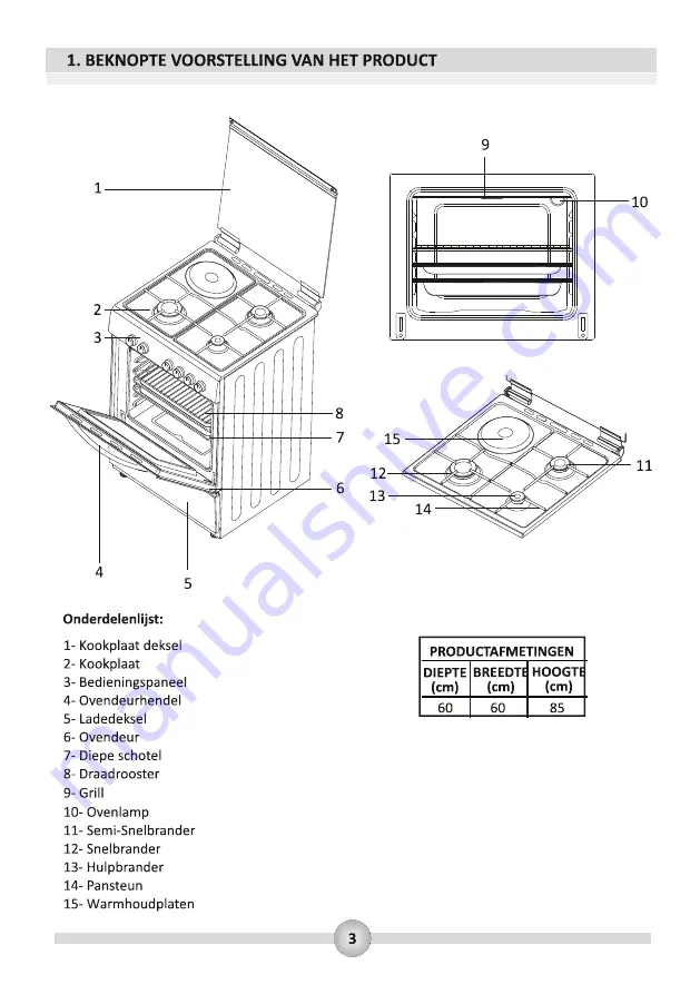 Telefunken TK66M5GEFEX Usage And Installation Manual Download Page 47