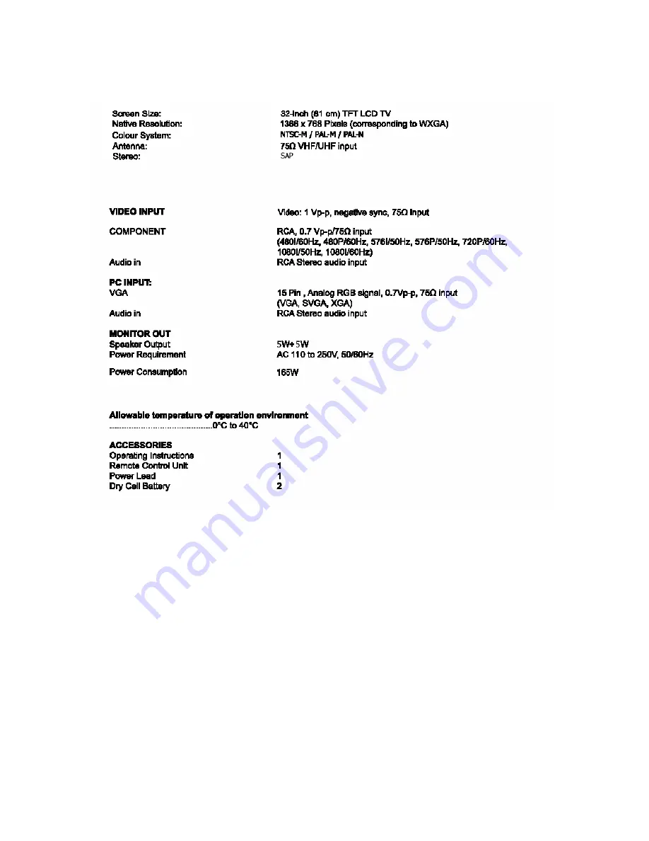 Telefunken TKL2695S Service Manual Download Page 5