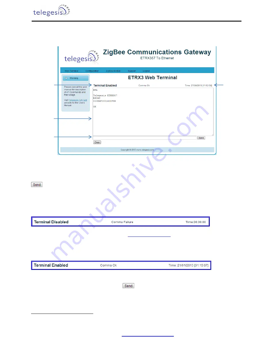 Telegesis ZigBee GW357 Product Manual Download Page 23