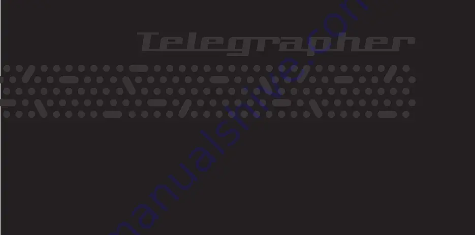 Telegrapher Studio 20 Скачать руководство пользователя страница 1