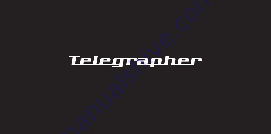 Telegrapher Studio 20 Скачать руководство пользователя страница 2