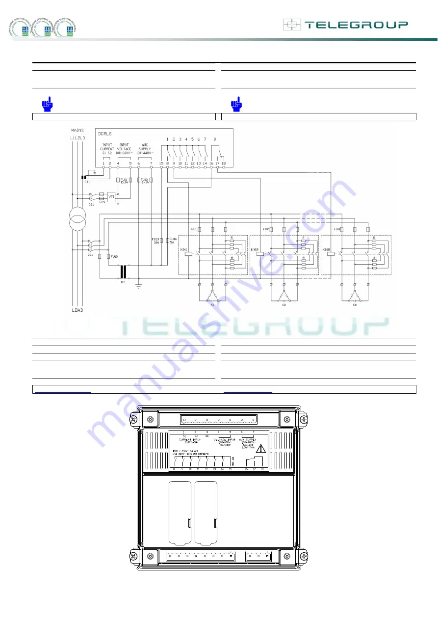 Telegroup PCRL8/14 User Manual Download Page 35