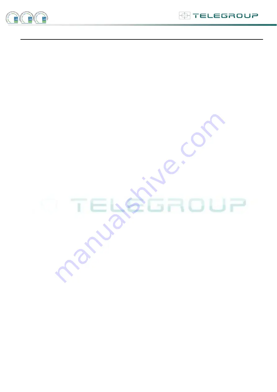 Telegroup PCRL8/14 User Manual Download Page 39