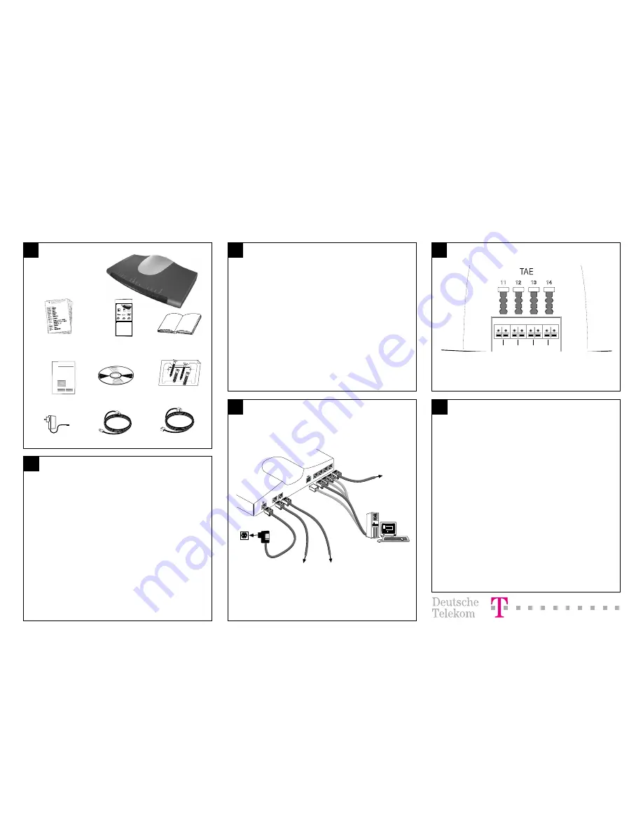 Telekom Eumex 704PC LAN Quick Installation Manual Download Page 1